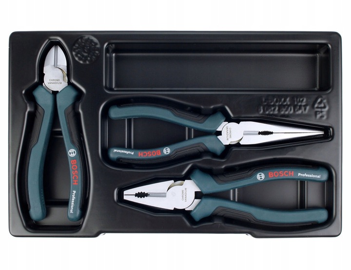 Zestaw 3 narzędzi szczypce kombinerki BOSCH