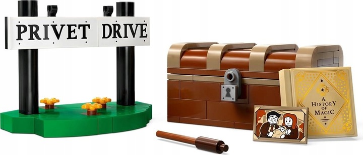 KLOCKI LEGO HARRY POTTER 76425 HEDWIGA Z WIZYTĄ PRIVET DRIVE 4 LIST + TORBA