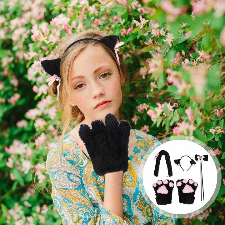 5 sztuk ogon Cosplay Furry łapy