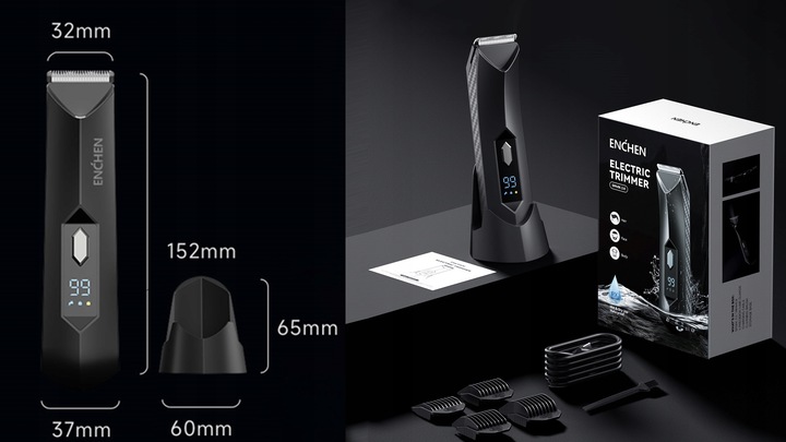 ENCHEN SPARK 2 TRYMER GOLARKA Maszynka do OWŁOSIENIA pach nóg dla mężczyzn