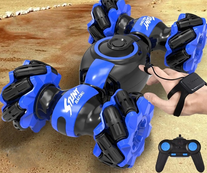 SAMOCHÓD ZDALNIE STEROWANY RĘKĄ GESTAMI + PILOT 4x4 AUTO RC AKUMULATOR LED