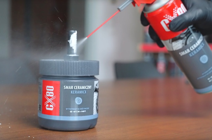 CX80 Smar ceramiczny KERAMICX DUO-SPRAY 500ml /214 odporny na wodę i temp