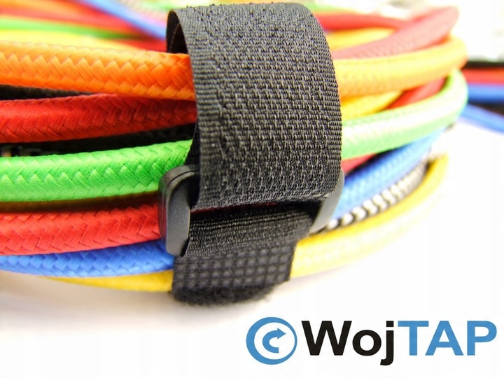 Opaska z rzepem pasek organizer do spinania 10 szt