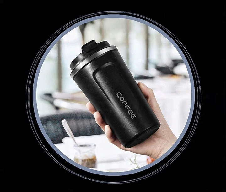 KUBEK TERMICZNY TERMOS 510 ML WYŚWIETLACZ EKRAN LCD NA SMART KAWĘ HERBATĘ