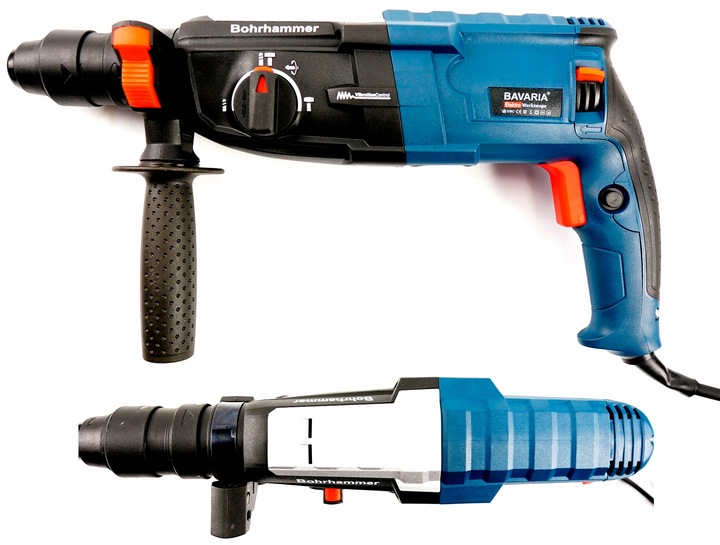 MŁOTOWIERTARKA 2800W SDS+ 2xGŁOWICA 16WIERTEŁ