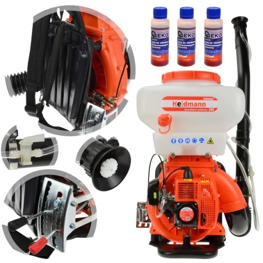 OPRYSKIWACZ SPALINOWY PLECAKOWY 20L DMUCHAWA +OLEJ