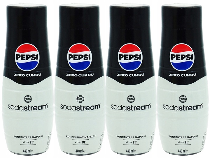 6x SYROP KONCENTRAT PEPSI MAX DO SATURATORA SODASTREAM 9L NAPOJU z 440ml