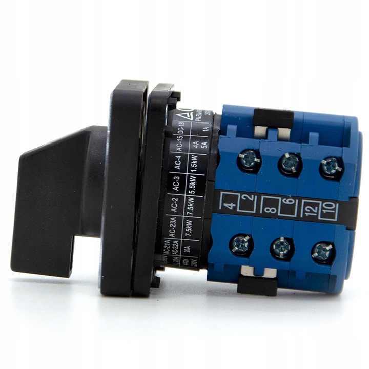 ŁĄCZNIK KRZYWKOWY TABLICOWY LEWO PRAWO 16A 3P