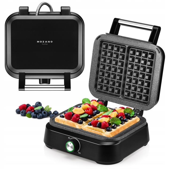 NOWA Gofrownica 2200W CHRUPIĄCE GOFRY MOCNA SOLIDNA Profesjonalna