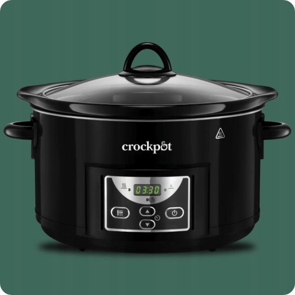 Wolnowar CrockPot 4,7l cyfrowy, misa kamionkowa Garnek Elektryczny