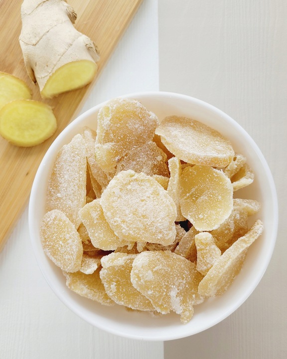Imbir kandyzowany płatek 1kg płatki w cukrze ginger do herbaty