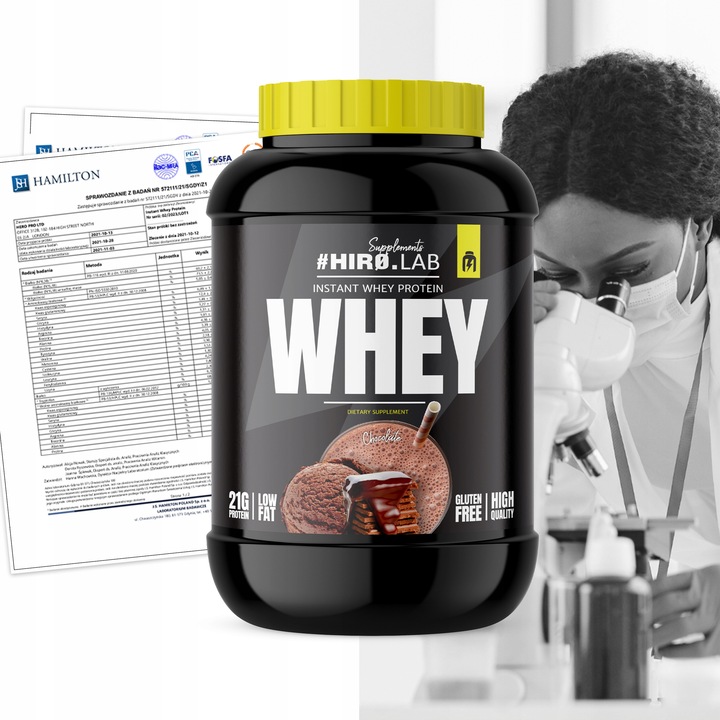 Białko koncentrat serwatkowe WPC 2000 g Instant Whey Protein CZEKOLADA hiro