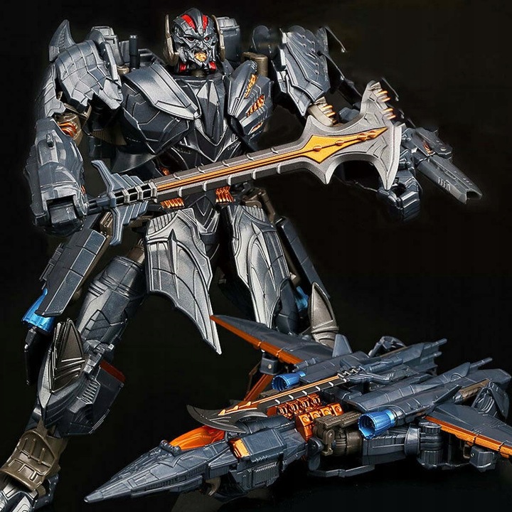 ZABAWKA ODRZUTOWIEC-ROBOT 2w1 19cm Dowódca ciemność