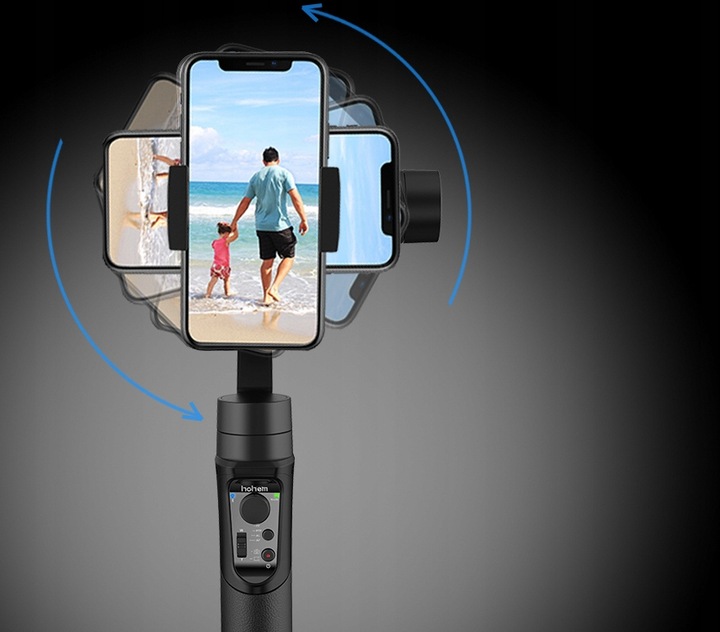 GIMBAL Hohem iSteady Mobile+ STABILIZATOR 3-osiowy do Telefonu Smartfona