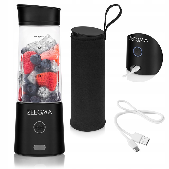 BLENDER PRZENOŚNY BEZPRZEWODOWY 300W USB ZEEGMA VITAMINE GO