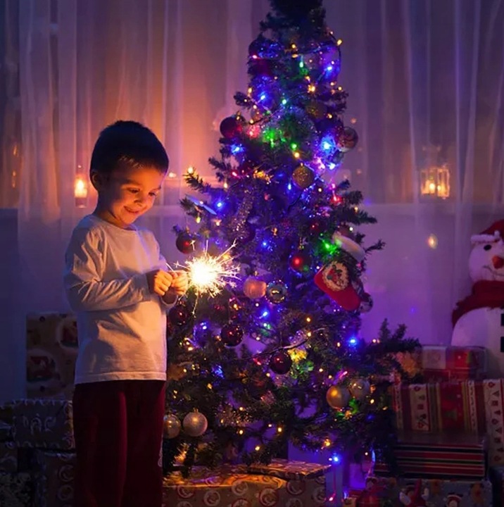 LAMPKI CHOINKOWE 300 LED MULTI KOLOR 22M PROGRAMATOR ŚWIATEŁKA ŁAŃCUCH