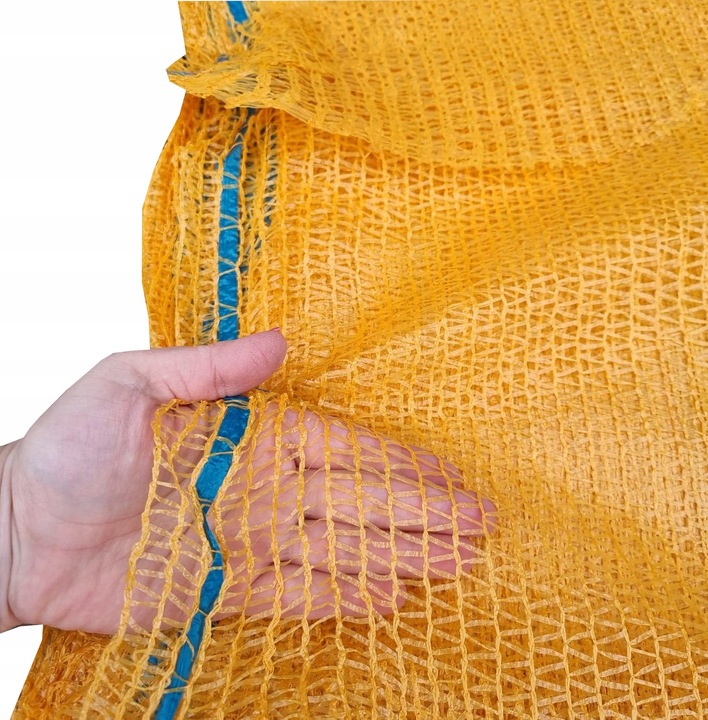 WORKI RASZLOWE NA ZIEMNIAKI 25kg 30kg 50x80 kolor ORANGE ZŁOTY - MOCNE x100