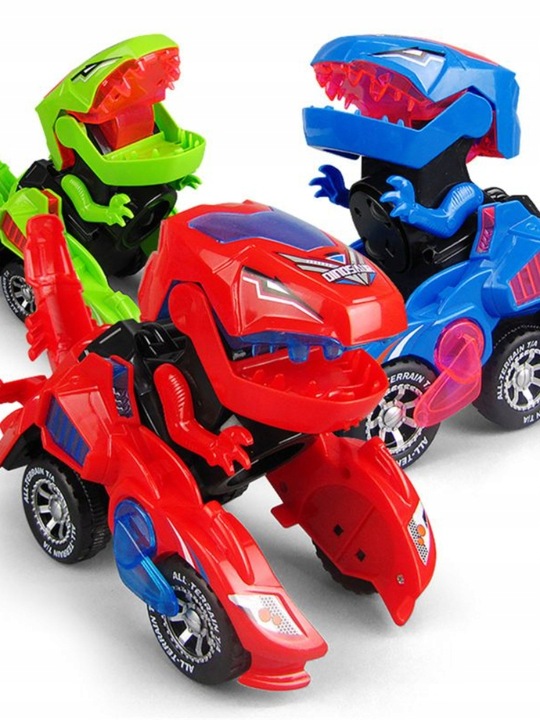 AUTO ROBOT DINOZAUR TRANSFORMUJĄCE AUTKO BOT 2w1