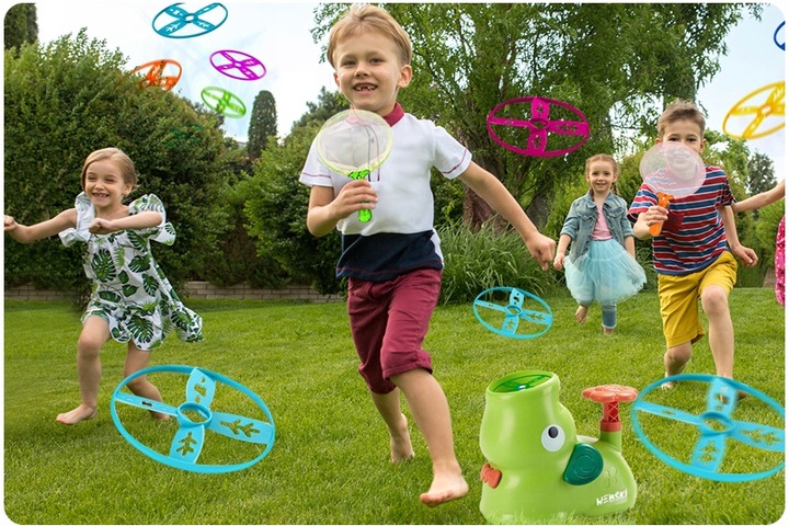 NAJLEPSZY PREZENT NA ŚWIĘTA DLA 3 4 5 6 7 LATKA WYRZUTNIA DYSKÓW ZESTAW