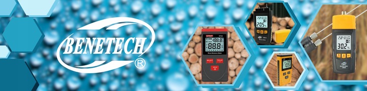 WILGOTNOŚCIOMIERZ MIERNIK WILGOTNOŚCI DO DREWNA 4 GRUPY POMIARU 9V+ BATERIE