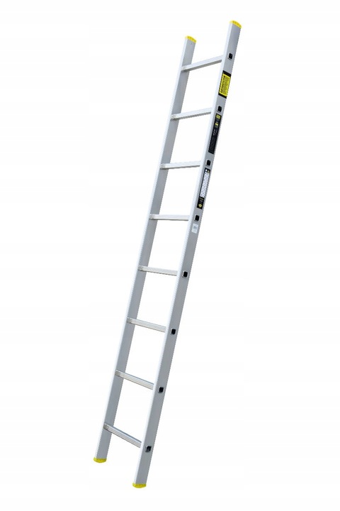 Drabina aluminiowa 1x8 Bayersystem przystawna 150kg