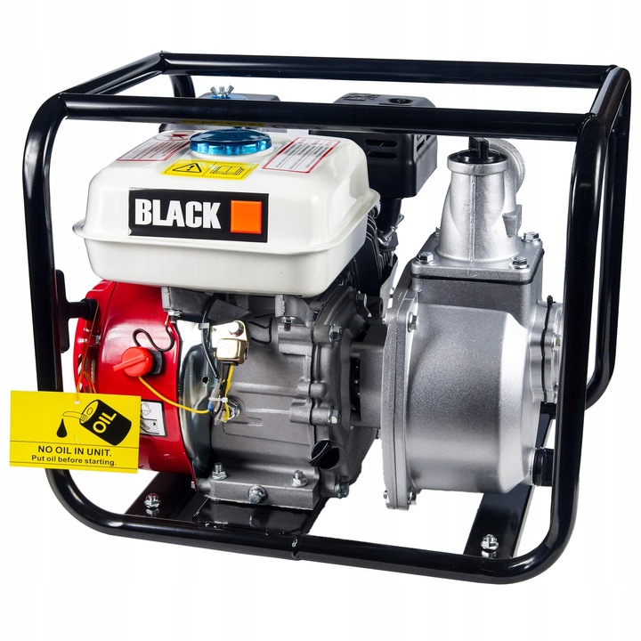 POMPA DO WODY SPALINOWA MOTOPOMPA 2" CALE 5200W + OSPRZĘT BLACK