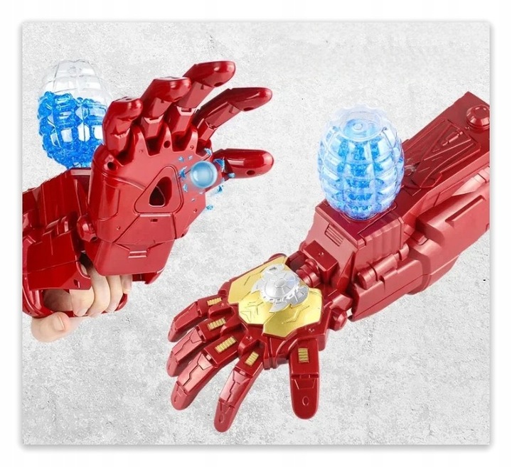 PISTOLET AUTOMATYCZNY NA KULKI ŻELOWE WODNE KARABIN DUŻY GUN IRON MAN