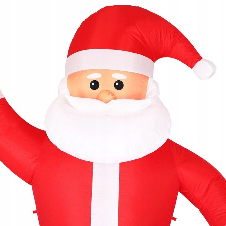 MIKOŁAJ DMUCHANY POMPOWANY ŚWIECĄCY OZDOBA 250cm