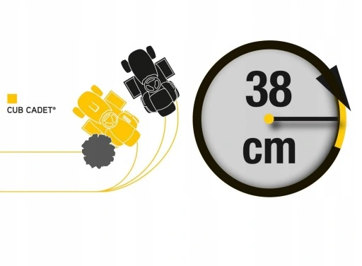 Kosiarka TRAKTOREK Spalinowy CUB CADET ThorX 547cc 107cm W. Boczny MIELENIE