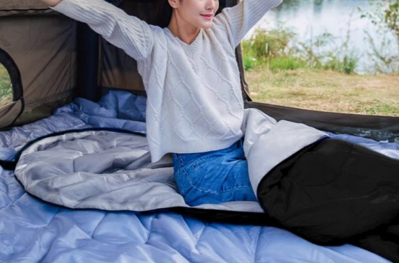 ŚPIWÓR TURYSTYCZNY KOŁDRA MUMIA KOKON LEKKI PRZENOŚNY