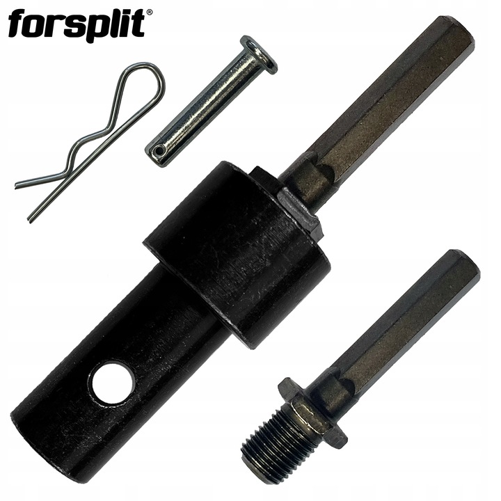 Adapter do wiertarki - Wkrętarka HEX > Wiertło do gleby 20 mm / świder