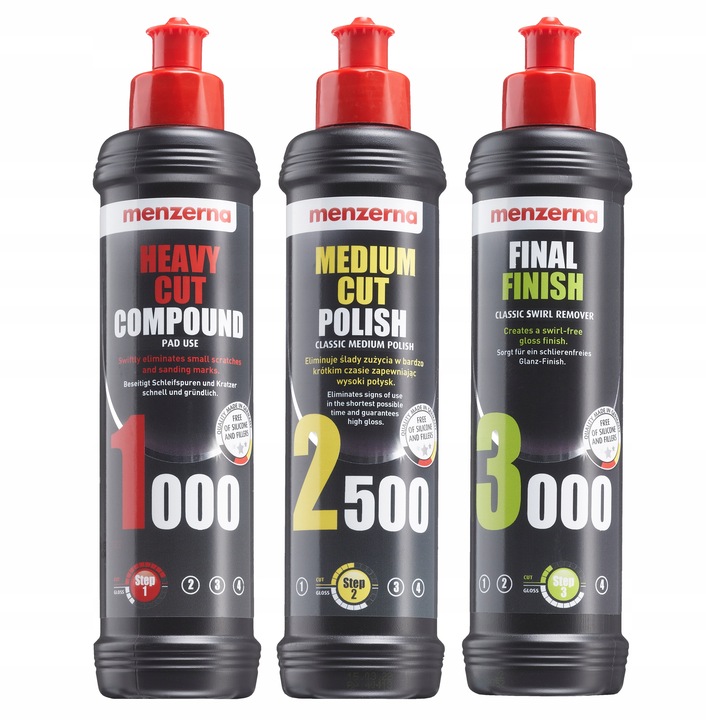 POLERKA SAMOCHODOWA SZLIFIERKA RIPPER COMPACT+ 4x GĄBKA + PASTA MENZERNA