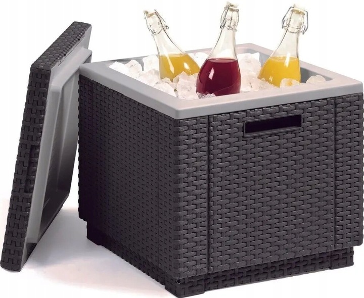 Pufa ogrodowa KETER Ice Cube 213828 schowek