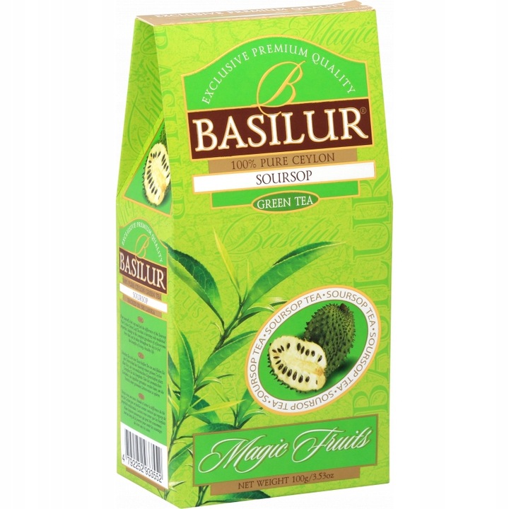 Herbata zielona liściasta GRAVIOLA FLASZOWIEC KIWI Basilur Soursop - 100 g