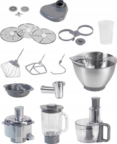 Robot Kuchenny Planetarny Kenwood KHC29.P0RD 1000W Czerwony Duży Zestaw