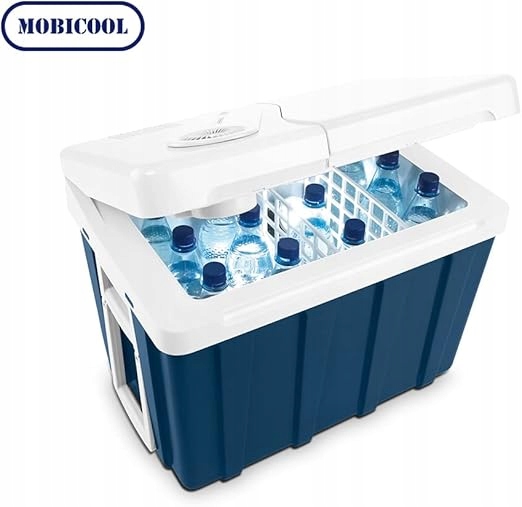 PRZENOŚNA LODÓWKA MOBICOOL MQ40W 39L 12/230V Z KÓŁKAMI