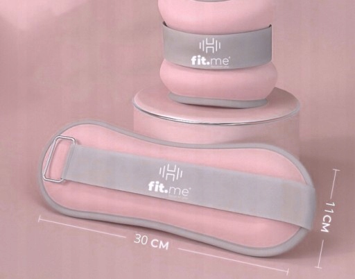 OBCIĄŻNIKI CIĘŻARKI NA KOSTKI NADGARSTKI RĘCE NOGI 2x1KG CIĘŻARKI FIT.ME