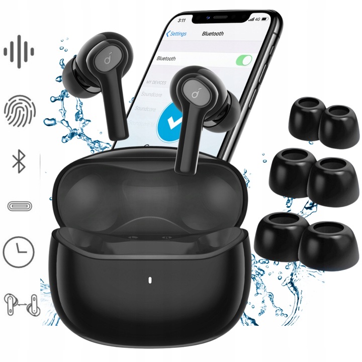 Słuchawki bezprzewodowe douszne Soundcore Note i (Life P2i) Bluetooth 5.2
