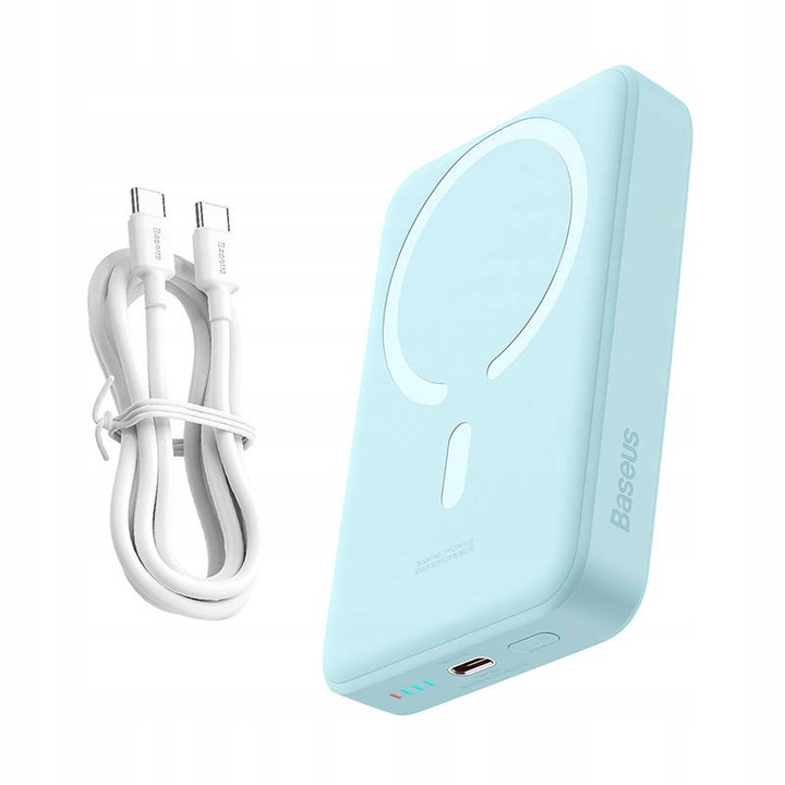 BASEUS MAGNETYCZNY POWERBANK MAGSAFE 10000MAH ŁADOWANIE INDUKCYJNE QC 30W