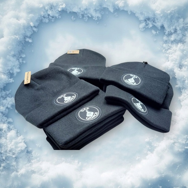 Czapka ZIMOWA z własnym NADRUKIEM, LOGO one size