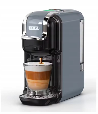 HiBREW H2B Ekspres do kawy wielokapsułkowy 5 w 1 SZARY