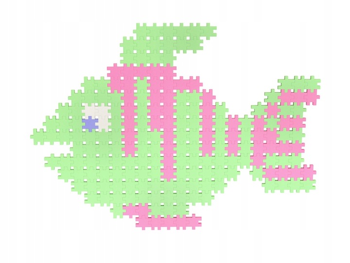 KLOCKI KONSTRUKCYJNE MINI WAFLE Meli Minis Pastel 1200 El PUZZLE MOZAIKA