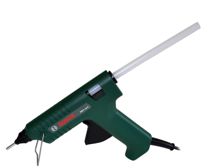 PISTOLET DO KLEJU NA GORĄCO BOSCH PKP 18 E + KLEJ