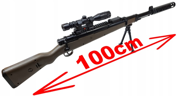 SZTUCER KARABIN MYŚLIWSKI NA KULKI SNAJPERKA ASG