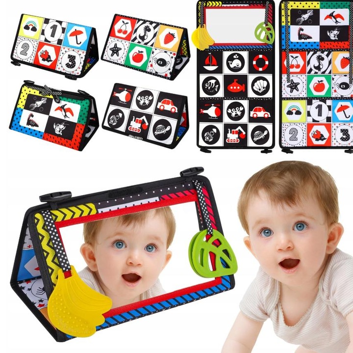 ZABAWKA SENSORYCZNA SKŁADANA Z LUSTERKIEM DLA DZIECI Wersja cyfrowa