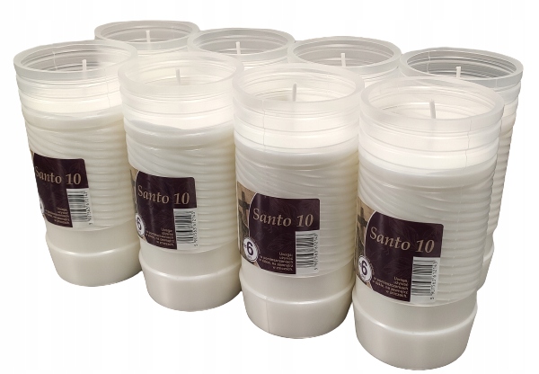 WKŁADY DO ZNICZY IGNIS SANTO 10 6 DNI (8szt)