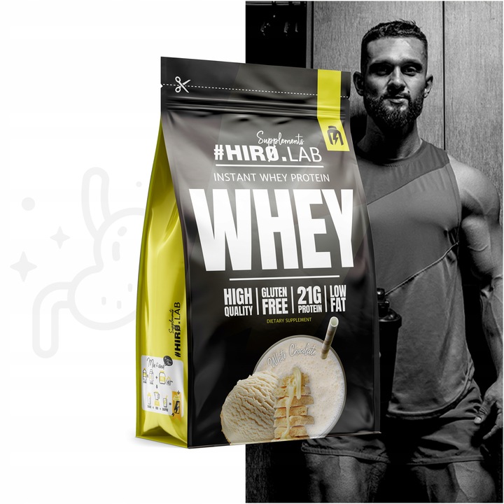 Białko koncentrat serwatkowe WPC 750 g Instant Whey Biała Czekolada hiro