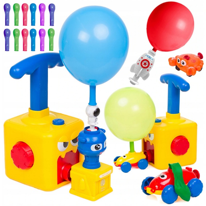 Power Balloon AUTA Z NAPĘDEM pompka balony pojazdy