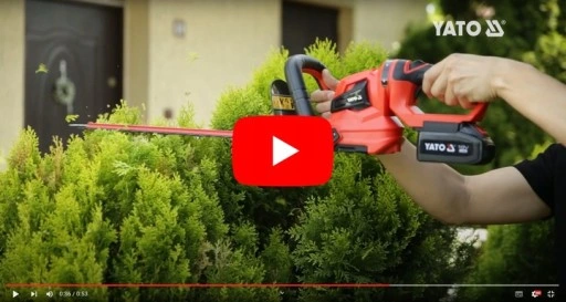 YATO NOŻYCE SEKATOR AKUMULATOROWE DO ŻYWOPŁOTU 55CM KRZEWÓW 18V 550mm