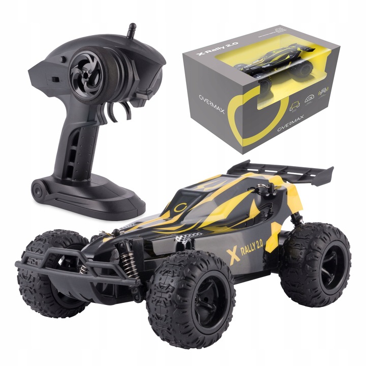 Samochód ZDALNIE STEROWANY Auto RC 20km/h DWA AKUMULATORY NAPĘD NA TYŁ
